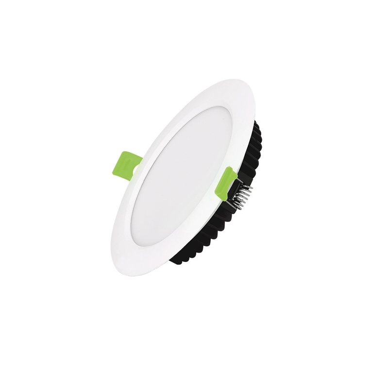 Đèn LED âm trần Ruby với tản nhiệt nhôm và ngàm lò xo