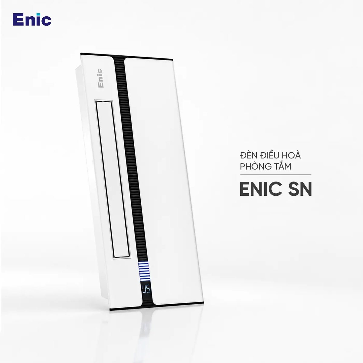 Đèn điều hoà phòng tắm ENIC SN trên nền trắng